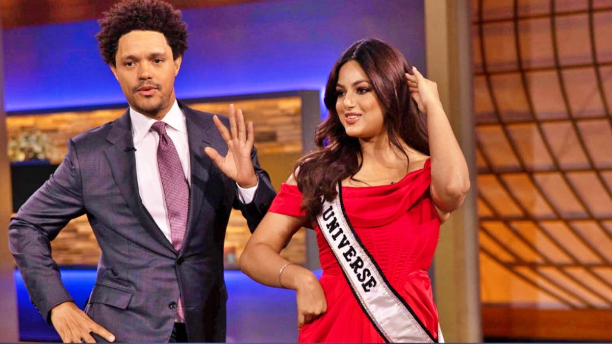 Harnaaz taught Trevor Bollywood dance steps | PalPal News Hub | Latest National, Technology, and Astrology News Harnaaz taught Trevor Bollywood dance steps