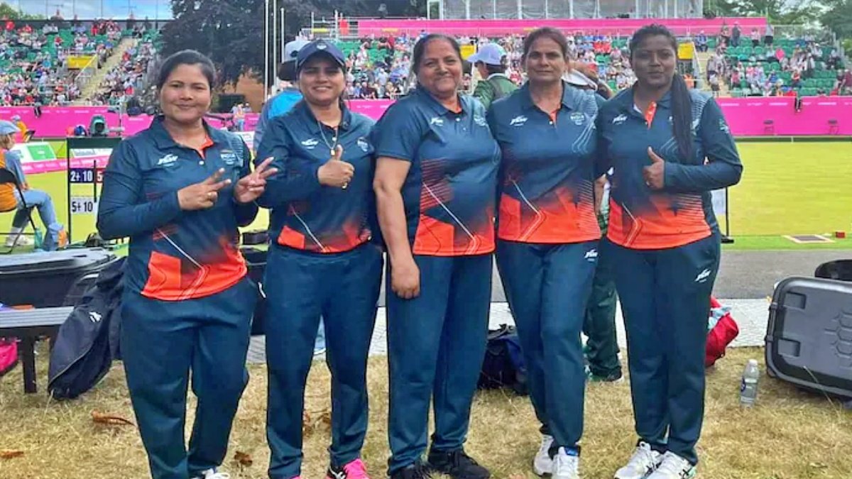 India gets gold Medal for first time in Lawn Bowls, defeating South Africa