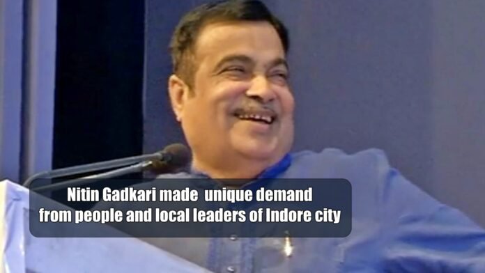 Nitin Gadkari in Indore