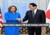 Pelosi meets Japan's PM amid tensions with China