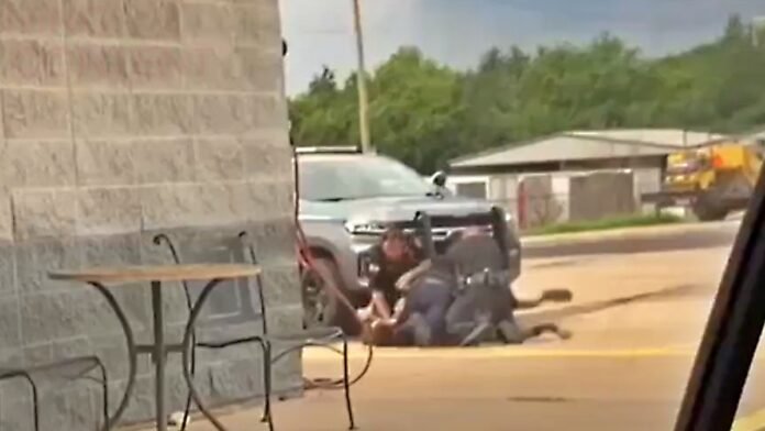 Police brutality seen again in America