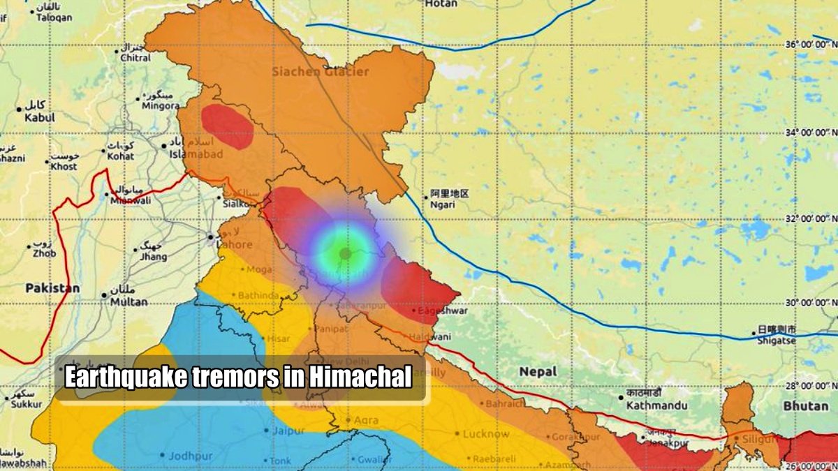 Earthquake tremors in Himachal, Shimla and Sundernagar felt  twice in 5 hours