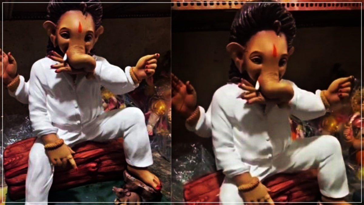 Ganapati Bappa will be seen in the avatar of ‘Pushpa’, the video went viral