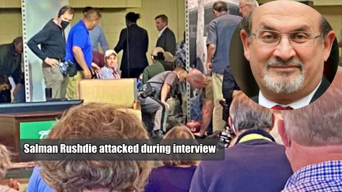 Salman Rushdie attacked during interview, on ventilator after surgery