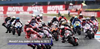 Motorcycle racing competition MotoGP