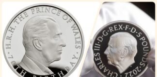 New coins with picture of King Charles III