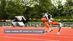 Robot running 100 meters in 24 seconds