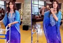 Shilpa Shetty performed Garba
