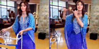 Shilpa Shetty performed Garba