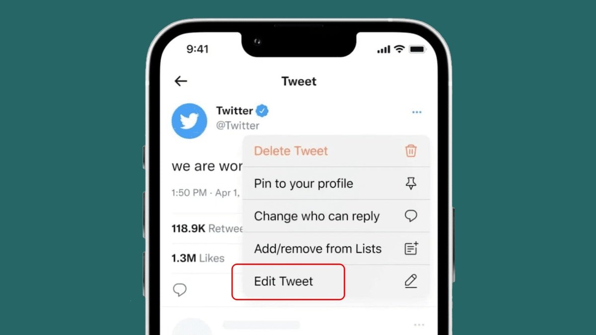 Now users can correct mistakes in tweets, Twitter launched edit button