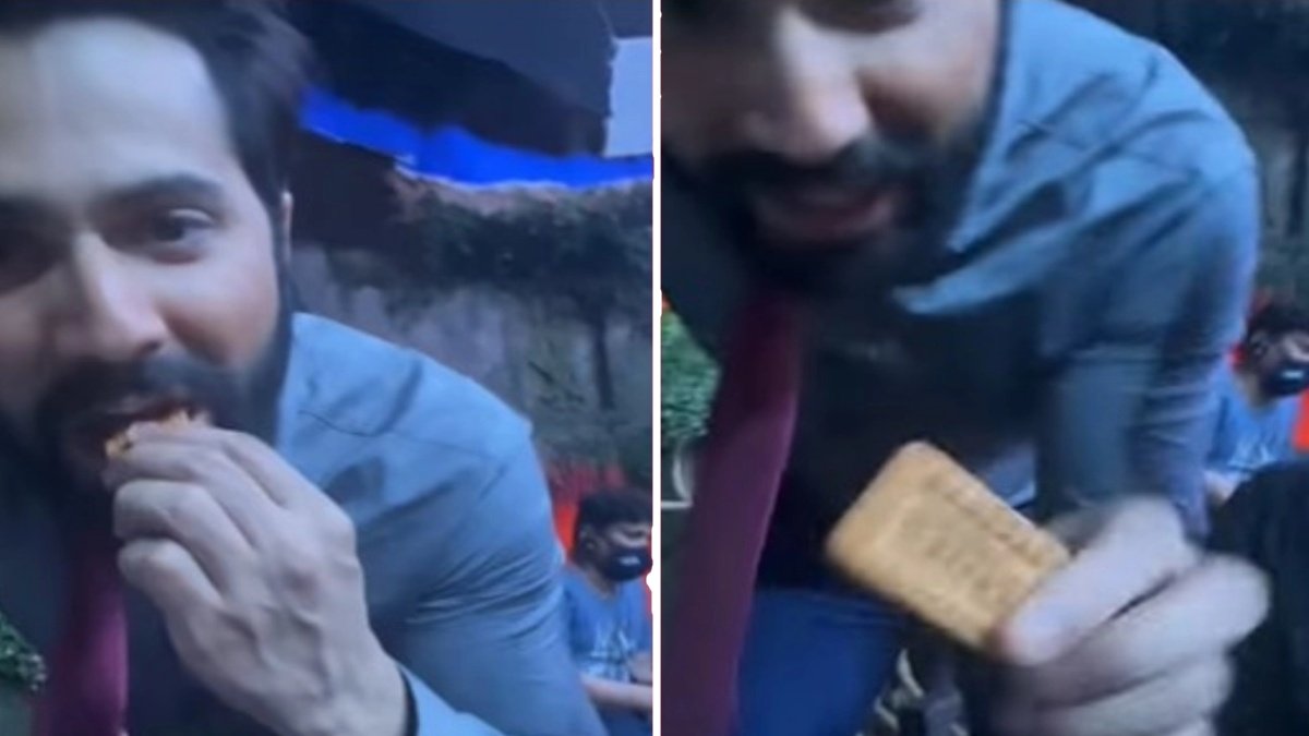 Fun of eating Parle Ji, deep in tea is something else, Varun Dhawan, watch video
