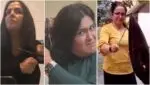 Women burning hijab-cutting hair too