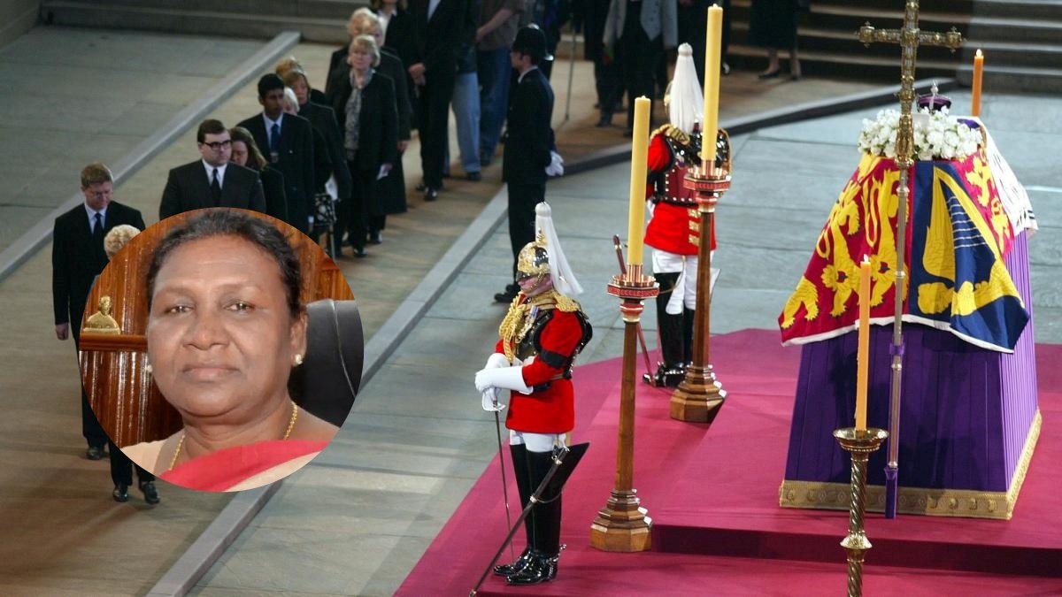Indian President Draupadi Murmu arrived in London to her last farewell to Queen Elizabeth II,  leaders including Joe Biden will also join