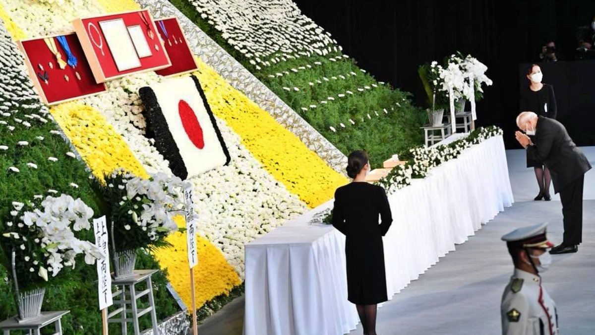 Prime Minister Modi attends Shinzo Abe’s state funeral in Tokyo, leaders from 100 countries also present
