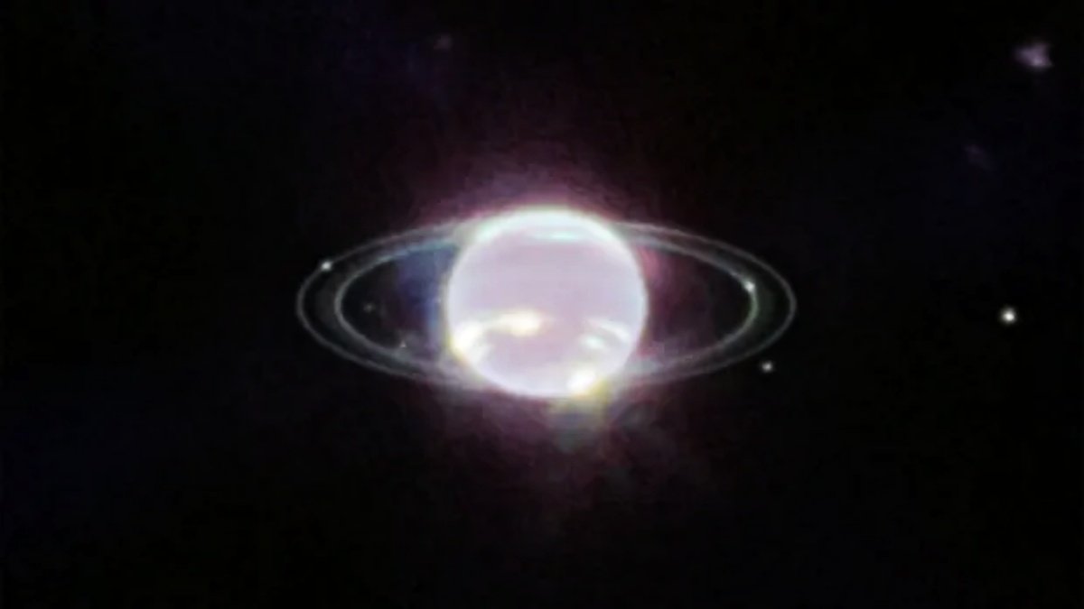 James Webb Telescope after 33 Years, Captured Neptune and its Rings