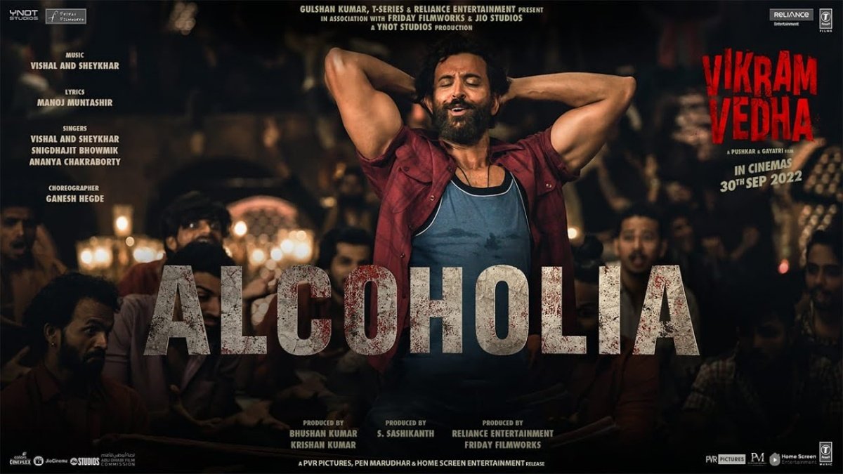 Vikram Vedha’s  first song ‘Alcoholia’ released, Hrithik Roshan seen doing tremendous dances
