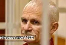 Ales Bialiatski from Belarus