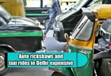 Auto rickshaws and taxi rides in Delhi