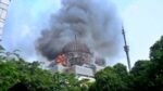 Fierce fire in Jakarta Mosque,