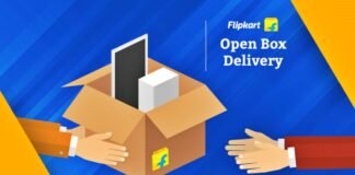 Flipkart started Open Box Delivery