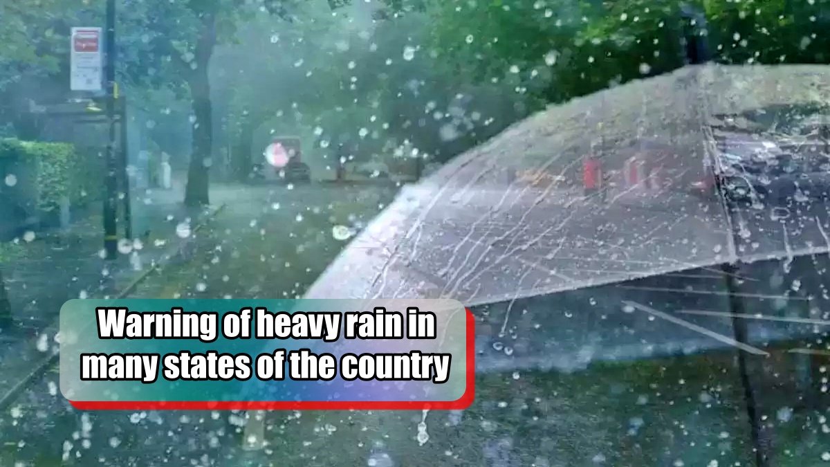 Warning of heavy rain in many states of the country, IMD issued orange alert