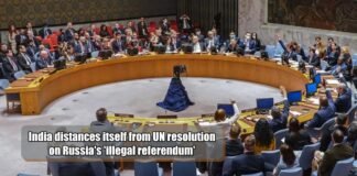 India distances itself from UN resolution on Russi