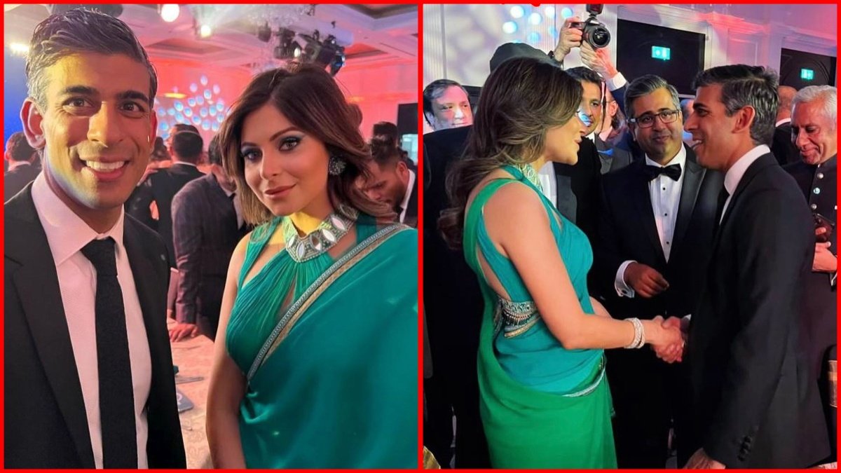 Kanika Kapoor met Britain’s new PM Rishi Sunak and posed  her pictures with him