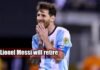 Lionel Messi will retire