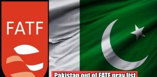 Pakistan out of FATF gray list