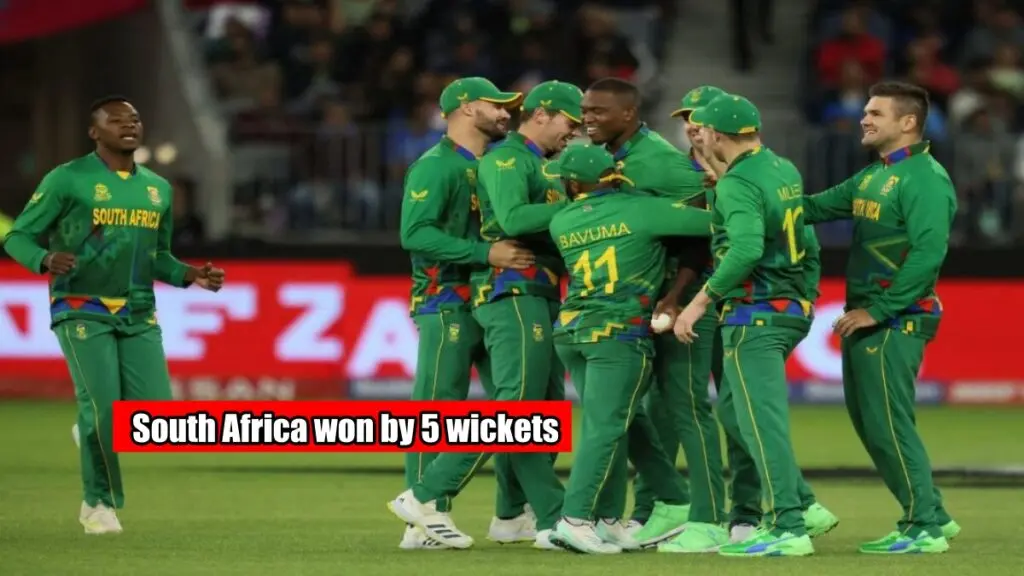 South Africa won by 5 wickets