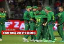 South Africa won by 5 wickets