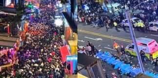 Stampede at Halloween party in South Korea