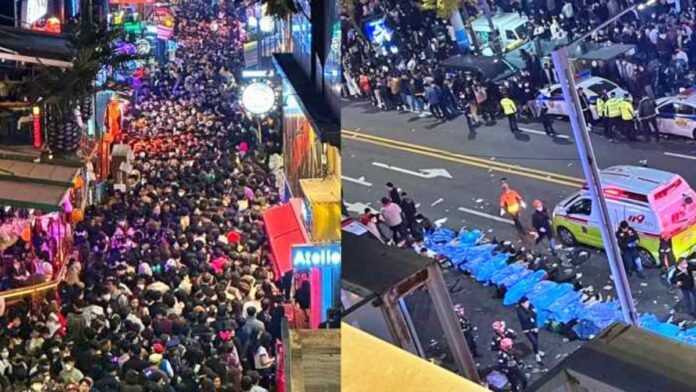 Stampede at Halloween party in South Korea