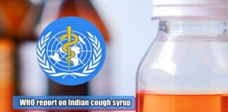 WHO report on Indian cough syrup