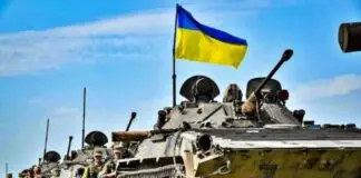 counter-attack by Ukrainian army