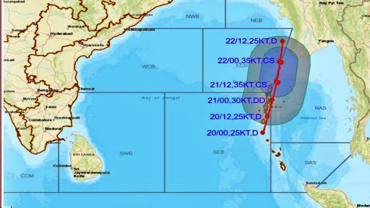 IMD issued warning regarding cyclone ‘Sitrang’, may wreak havoc today and tomorrow