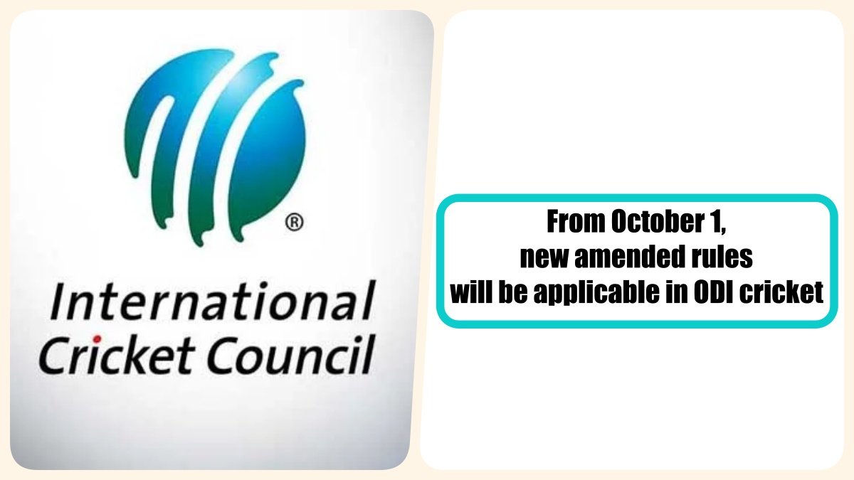 From October 1, new amended rules will be applicable in ODI cricket