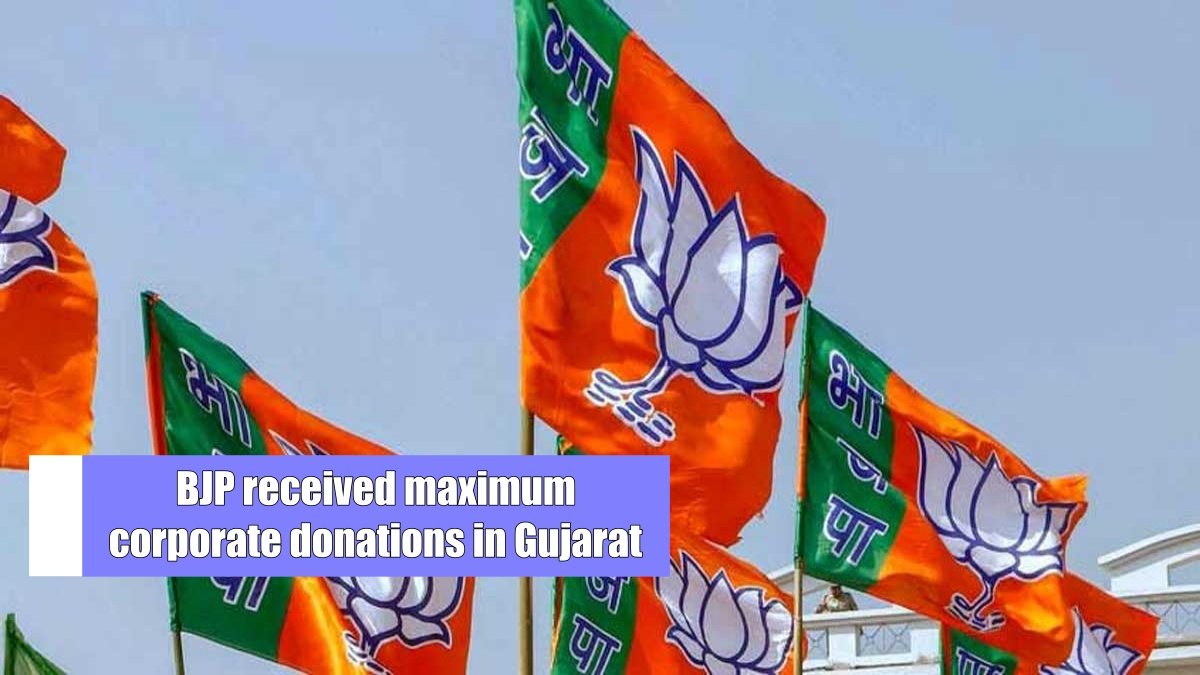 BJP received maximum corporate donations in Gujarat: ADR Report