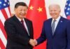 Joe Biden and Xi Jinping join hands in Indonesia