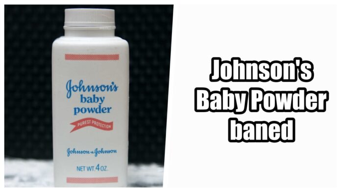 Johnsons Baby Powder baned1