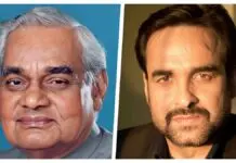 Pankaj tripathi as Atalbihari in biopic