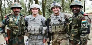 Us and Indian army