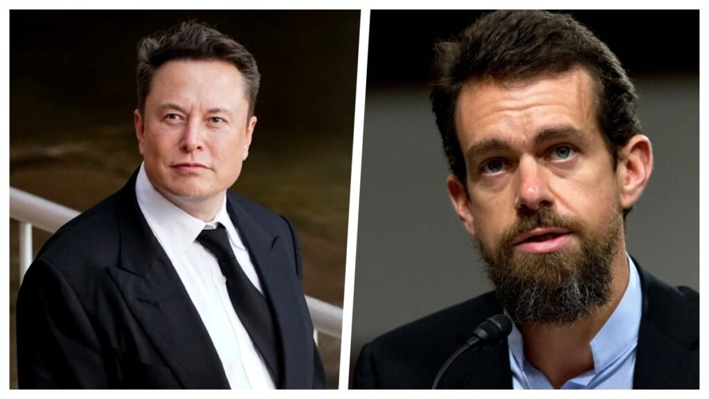 elon musk-Jack Dorsey