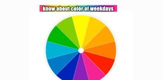 know about color of weekdays