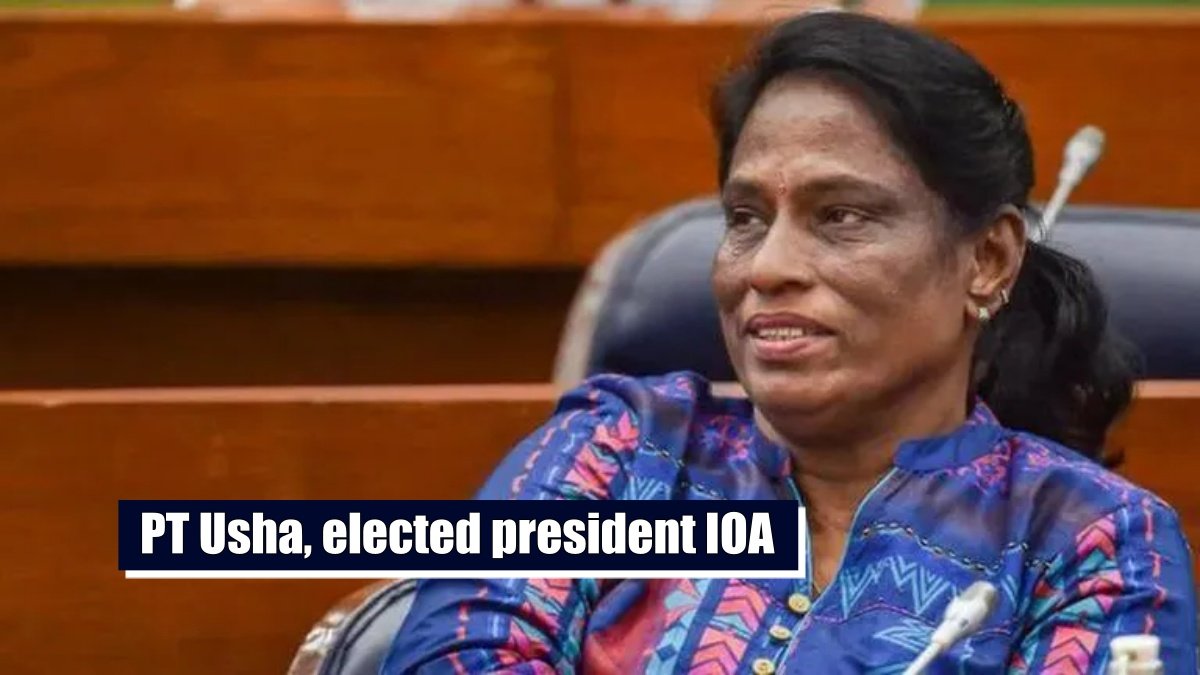 Indian Olympic Association’s command in hands of  PT Usha, elected president unopposed