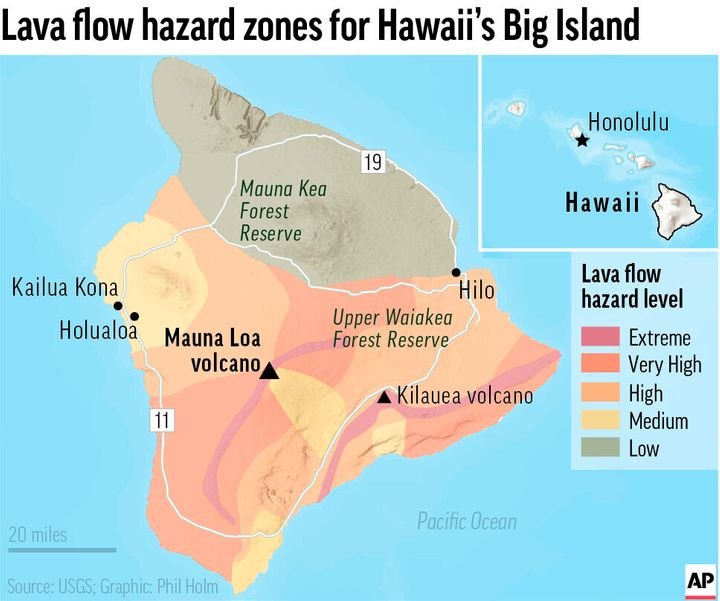 Hawaii’s Mauna Loa Erupts, Spewing Ash And Debris Nearby