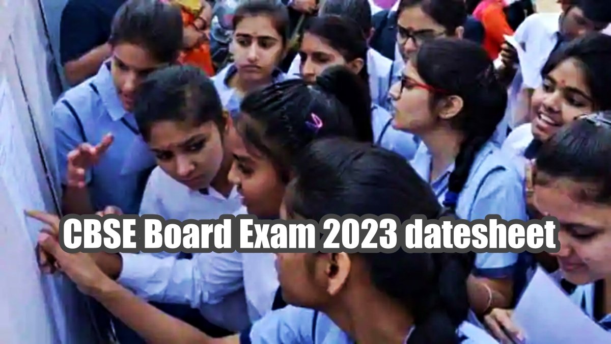 CBSE Board Exam 2023 datasheet, CBSE Board Exam 2023 Time Table