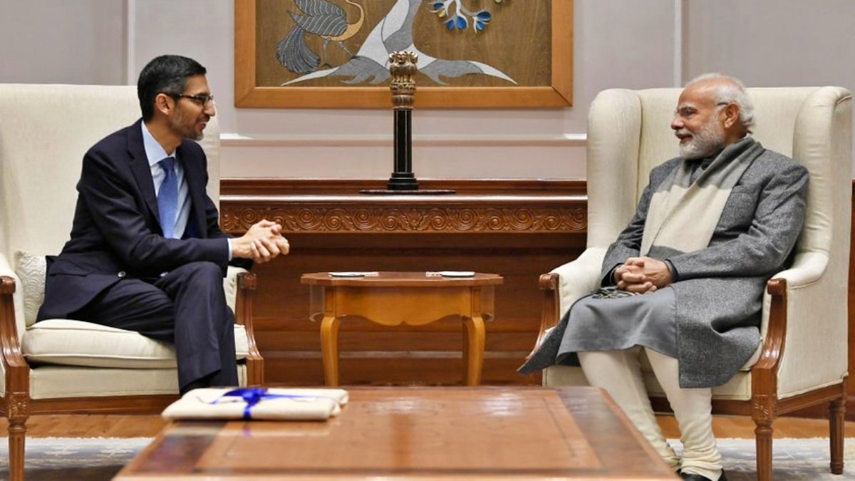 Google CEO Sundar Pichai met PM Modi, said- We get inspiration from you