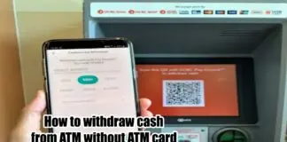 How to withdraw cash from ATM without ATM card