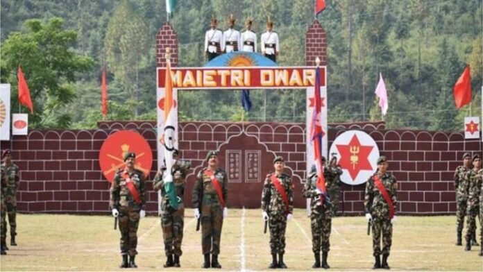India military exercise with Nepal